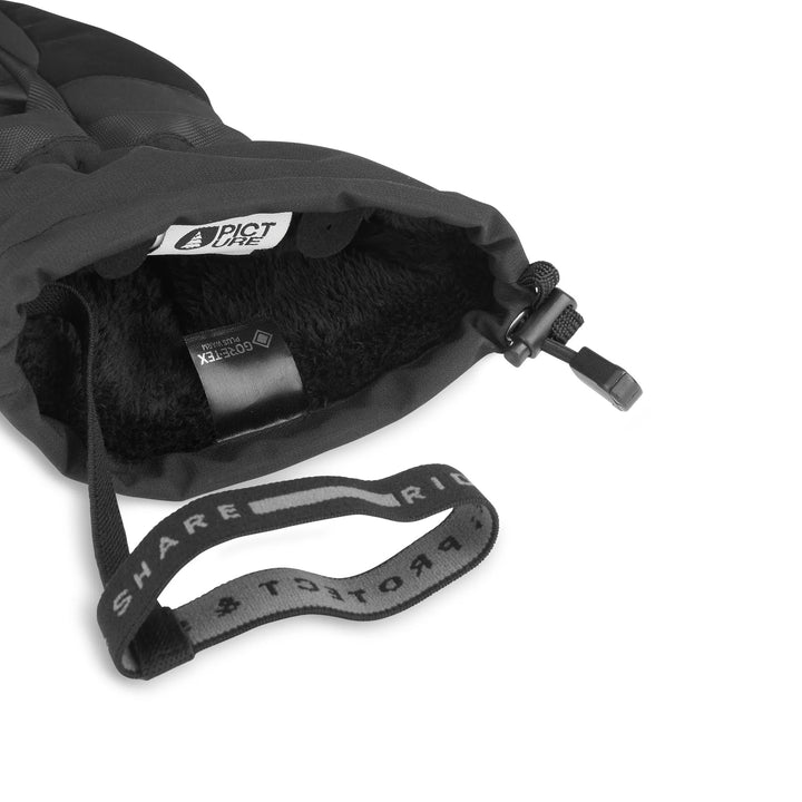 Picture Organic Grabey Gore-Tex Mitts Black - Męskie Rękawice Snowboardowe