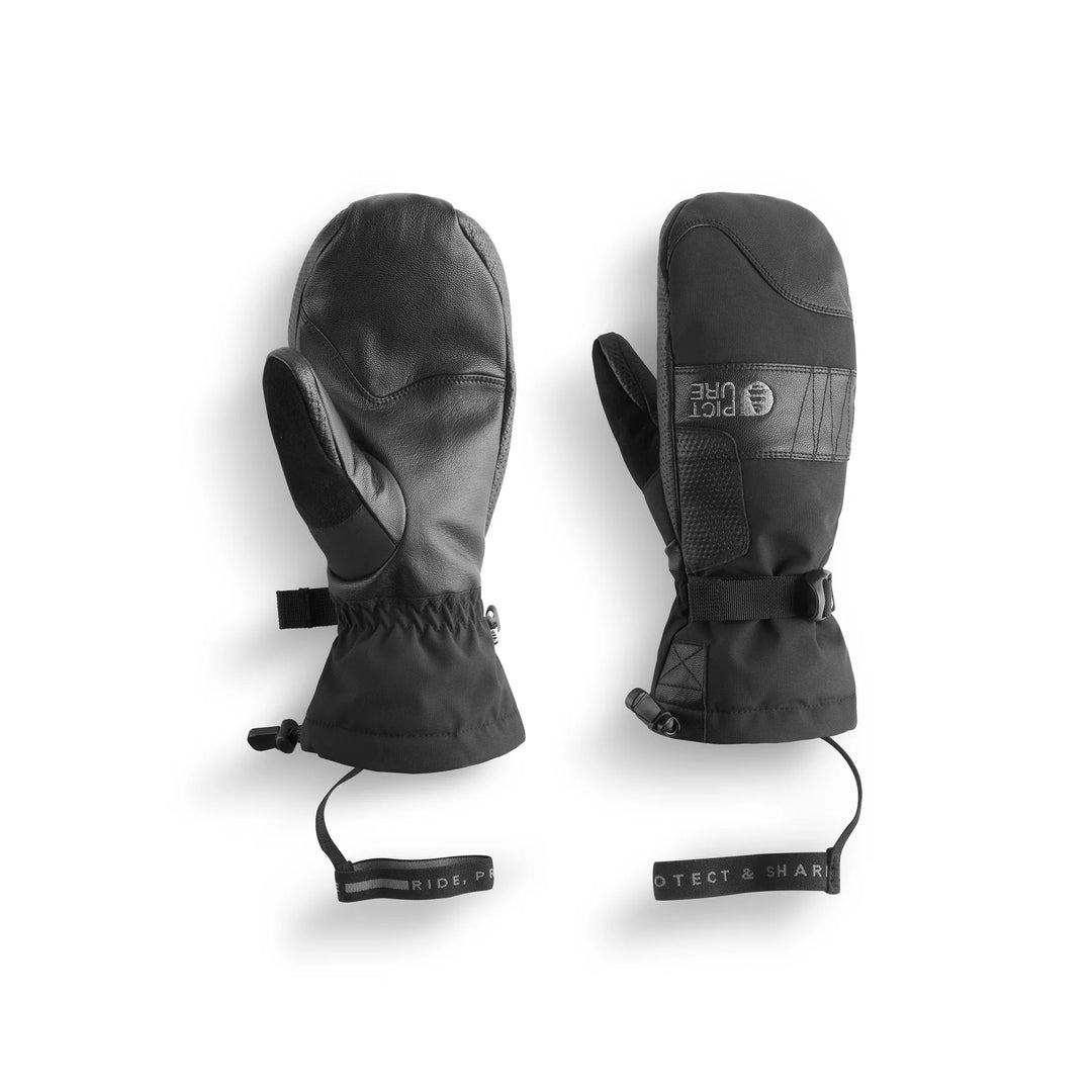 Picture Organic Anna Mitts 20/20 Black - Damskie Rękawice Snowboardowe