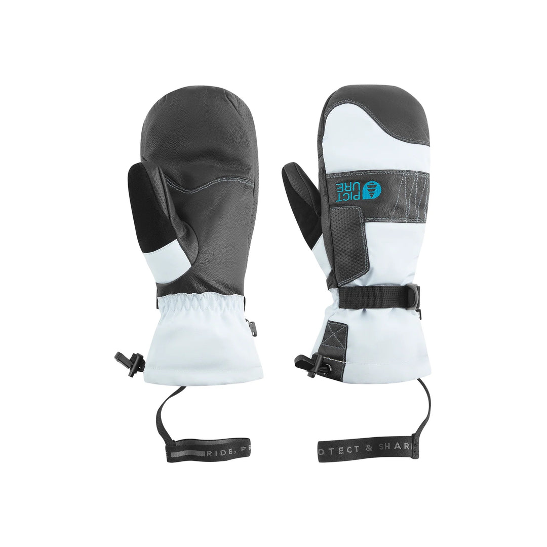 Picture Organic Anna Mitts 20/20 Halogen Blue - Damskie Rękawice Snowboardowe