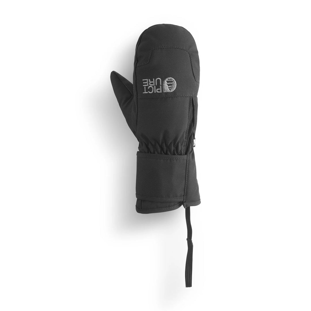 Picture Organic Graby Mitts 20/20 Black - Rękawice Snowboardowe Dla Dzieci