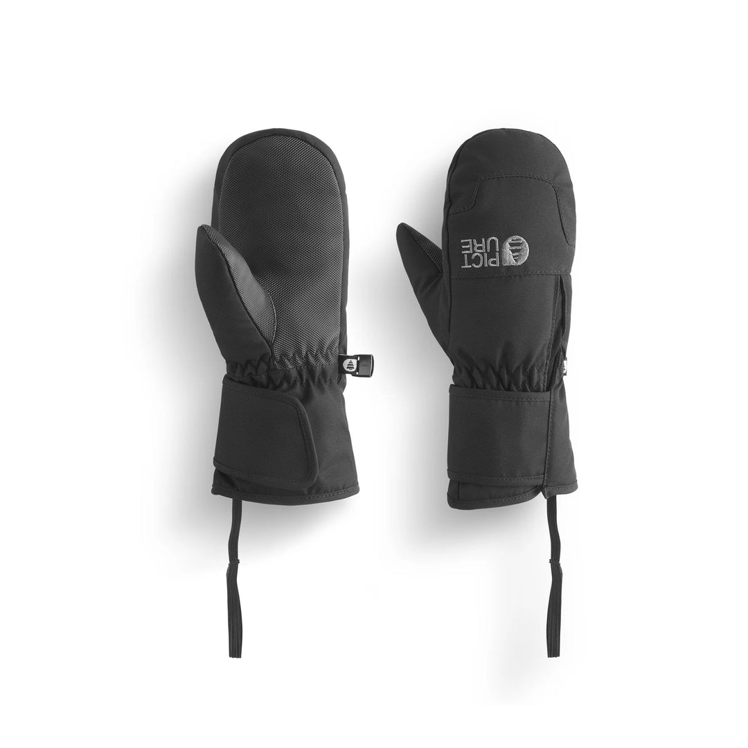 Picture Organic Graby Mitts 20/20 Black - Rękawice Snowboardowe Dla Dzieci