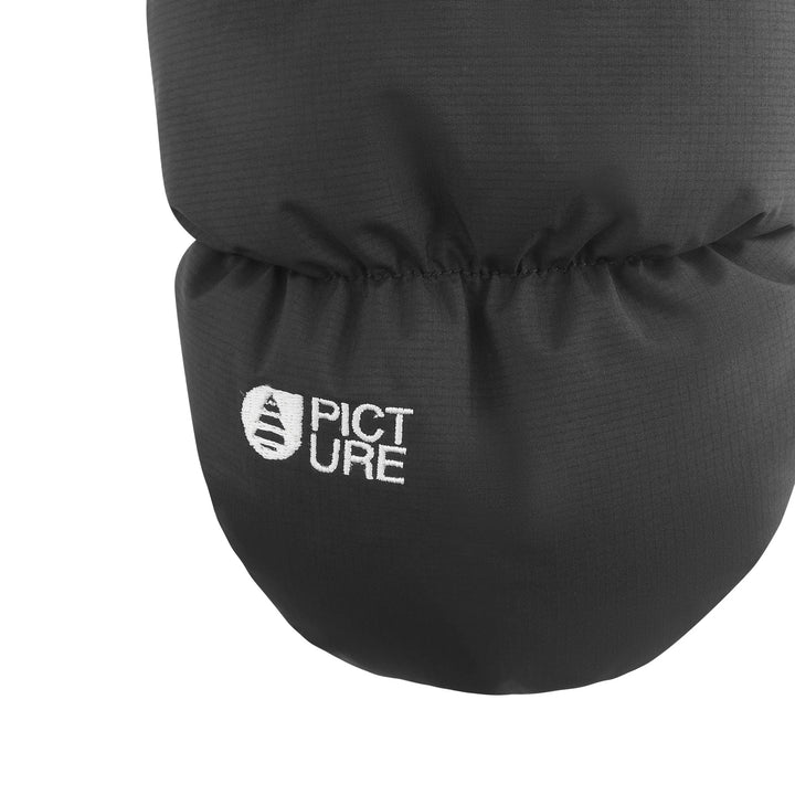Picture Organic Puffy Mitts 20/20 Black - Uniseksowe Rękawice Snowboardowe