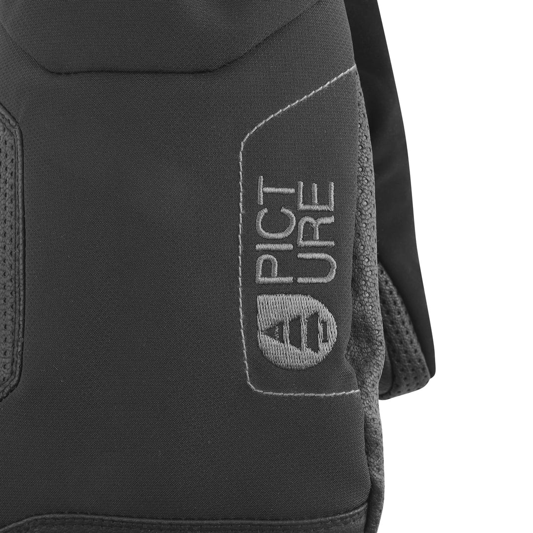 Picture Organic Caldwell Mitts Black - Męskie Rękawice Snowboardowe