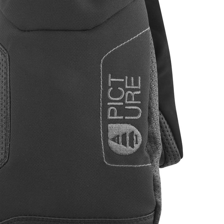 Picture Organic Caldwell Mitts Black - Męskie Rękawice Snowboardowe