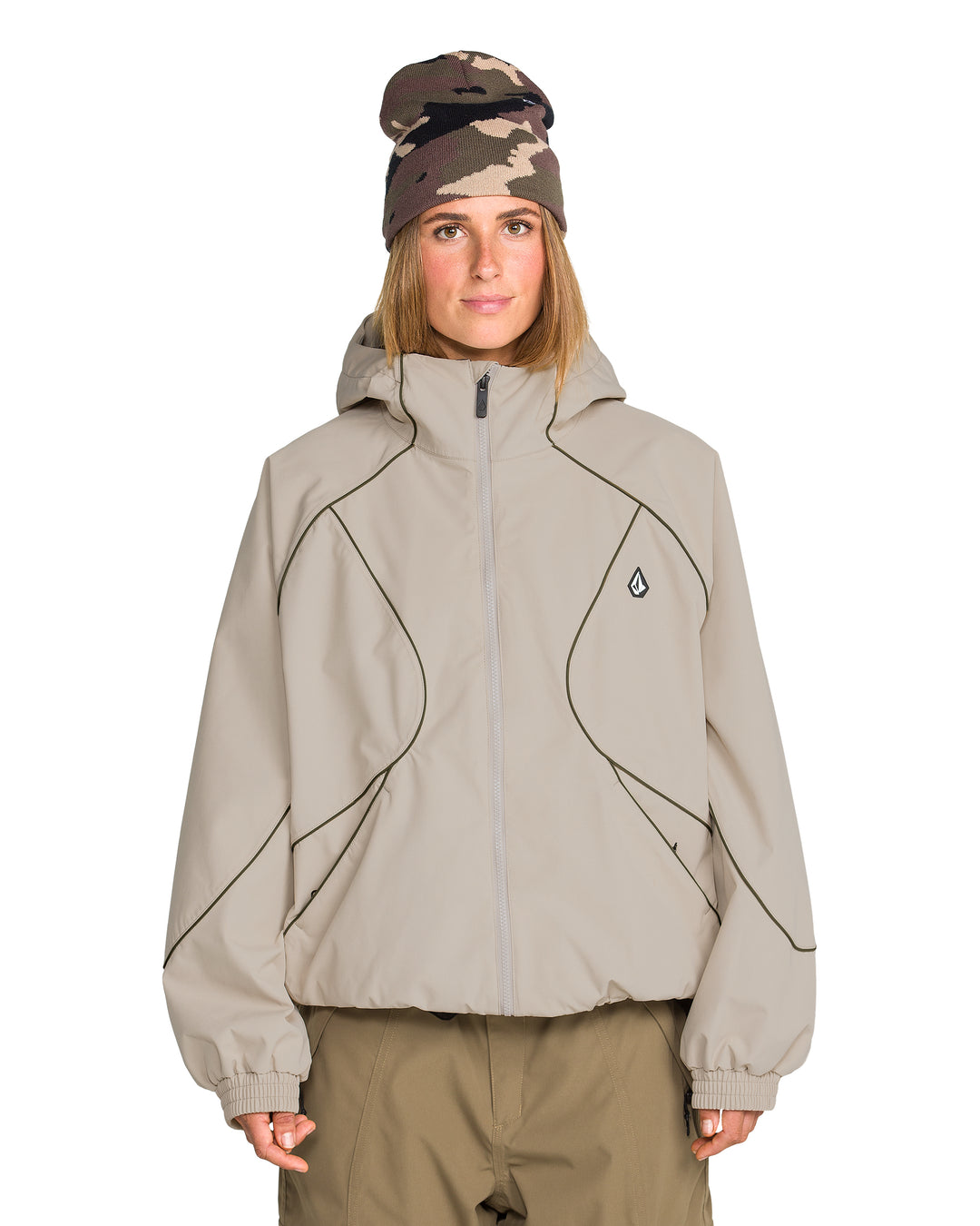 Volcom Liftline 20K Khaki - Kurtka snowboardowa