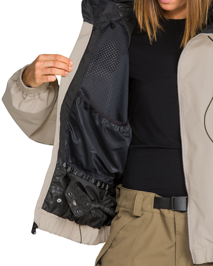 Volcom Liftline 20K Khaki - Kurtka snowboardowa