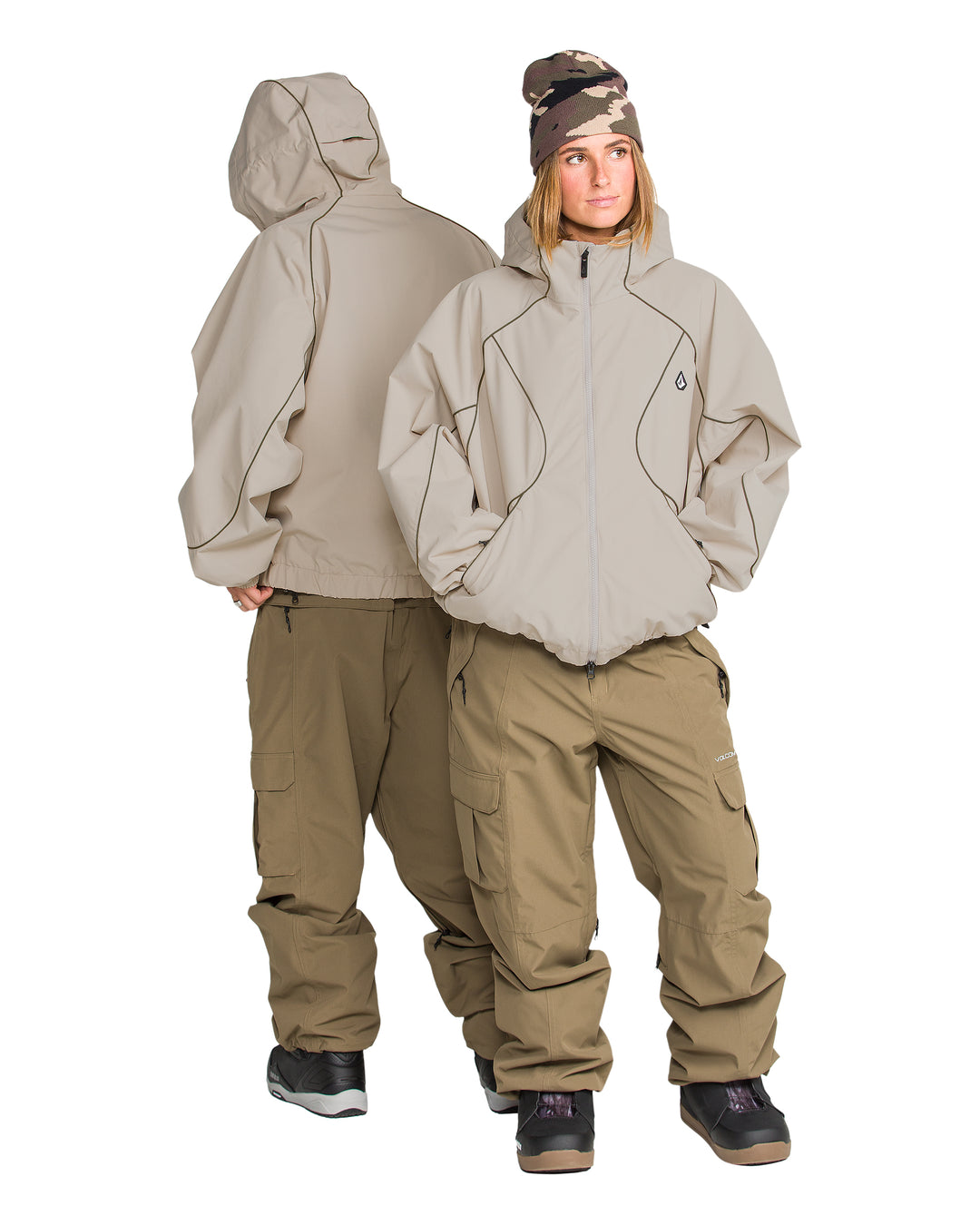 Volcom Liftline 20K Khaki - Kurtka snowboardowa