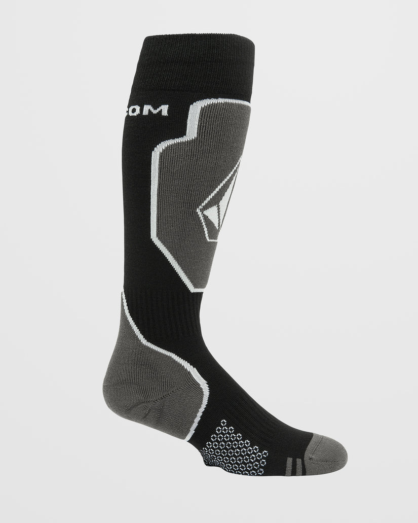Volcom Shield Wool Blend Over-The-Calf Black - Skarpety snowboardowe