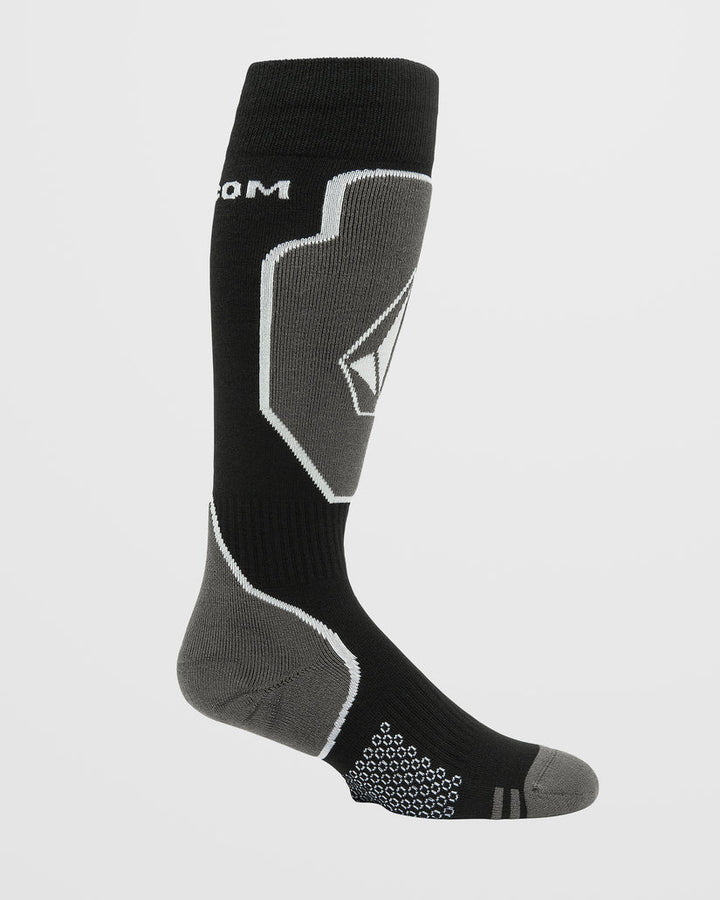 Volcom Shield Wool Blend Over-The-Calf Black - Skarpety snowboardowe