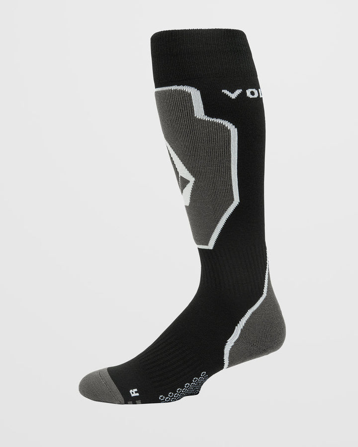 Volcom Shield Wool Blend Over-The-Calf Black - Skarpety snowboardowe