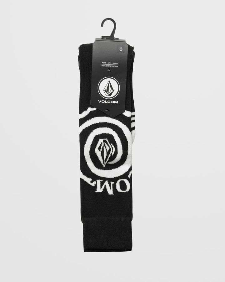 Volcom Spiral Over-The-Calf Black - Skarpety snowboardowe
