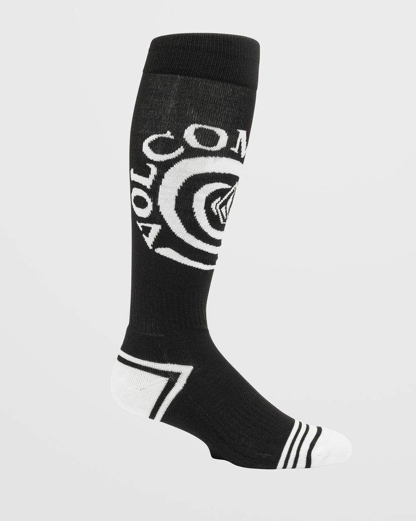 Volcom Spiral Over-The-Calf Black - Skarpety snowboardowe