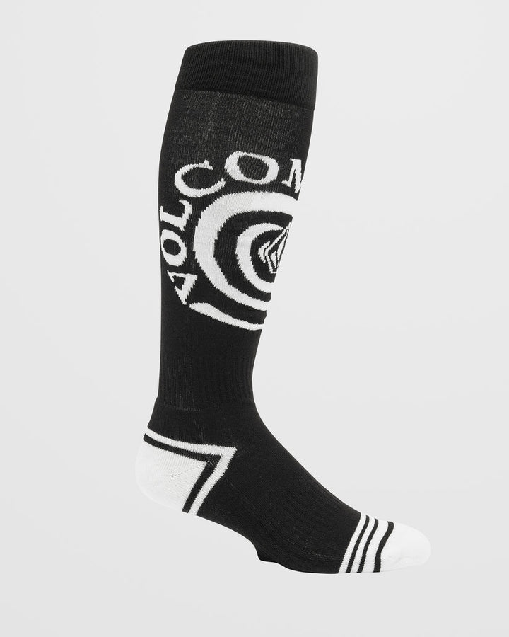 Volcom Spiral Over-The-Calf Black - Skarpety snowboardowe