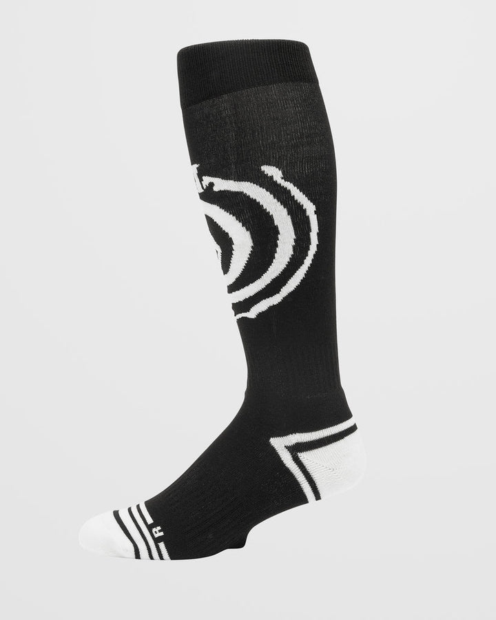 Volcom Spiral Over-The-Calf Black - Skarpety snowboardowe