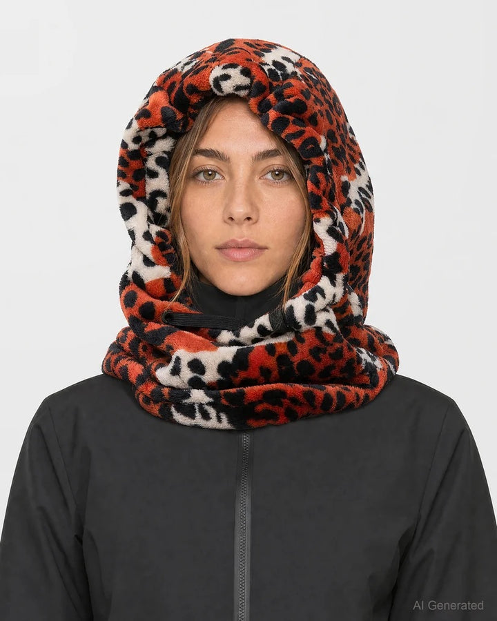 Volcom Dang Hood Brown - Kominiarka snowboardowa