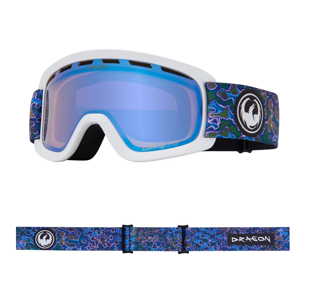 Dragon Lil D Acai Lumalens Flashblue Ion - Gogle juniorskie