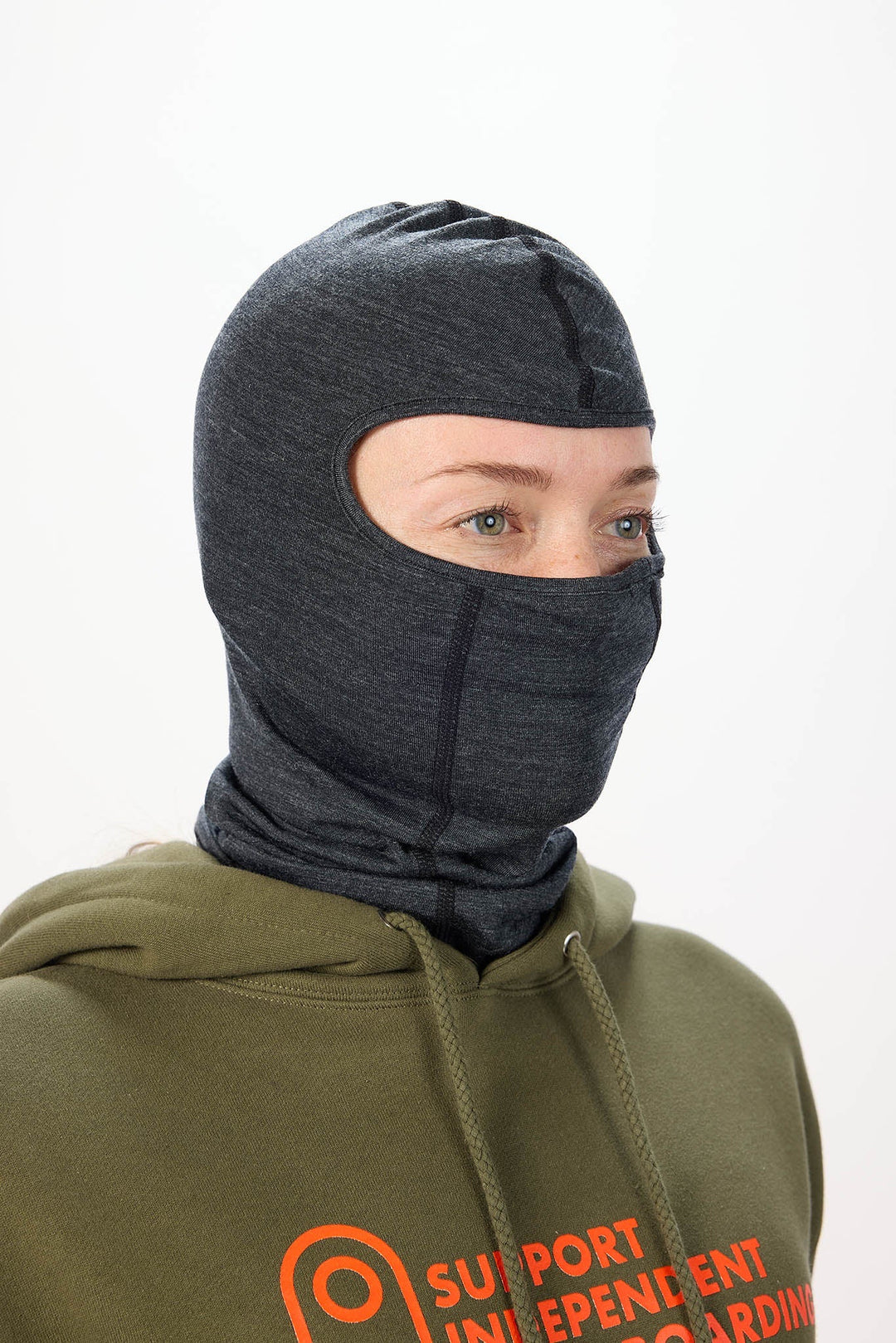 Airblaster Merino Ninja Face Black - Kominiarka snowboardowa
