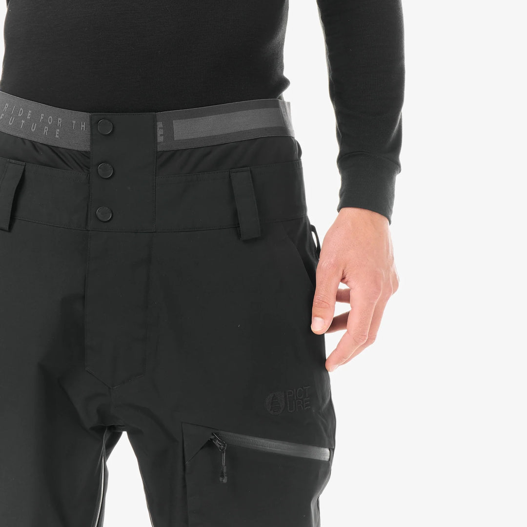 Picture Organic Object Gore-Tex Black - Męskie Spodnie Snowboardowe