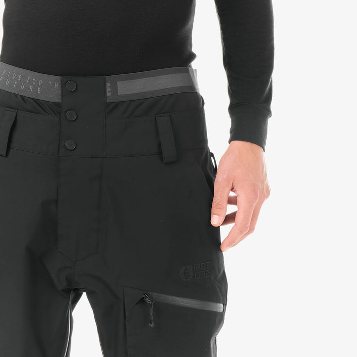 Picture Organic Object Gore-Tex Black - Męskie Spodnie Snowboardowe