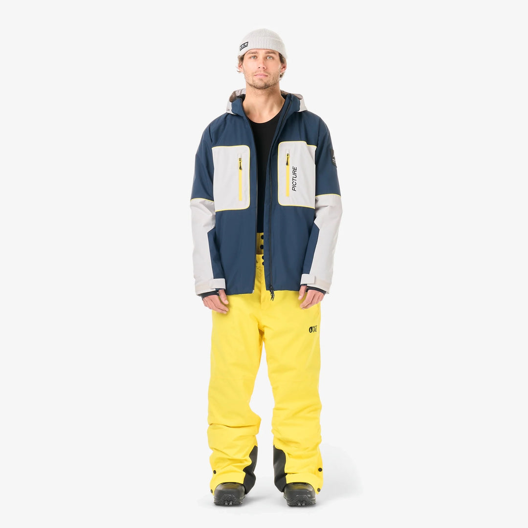 Picture Organic Akna 20/20 Vibrant Yellow Pant - Męskie Spodnie Snowboardowe
