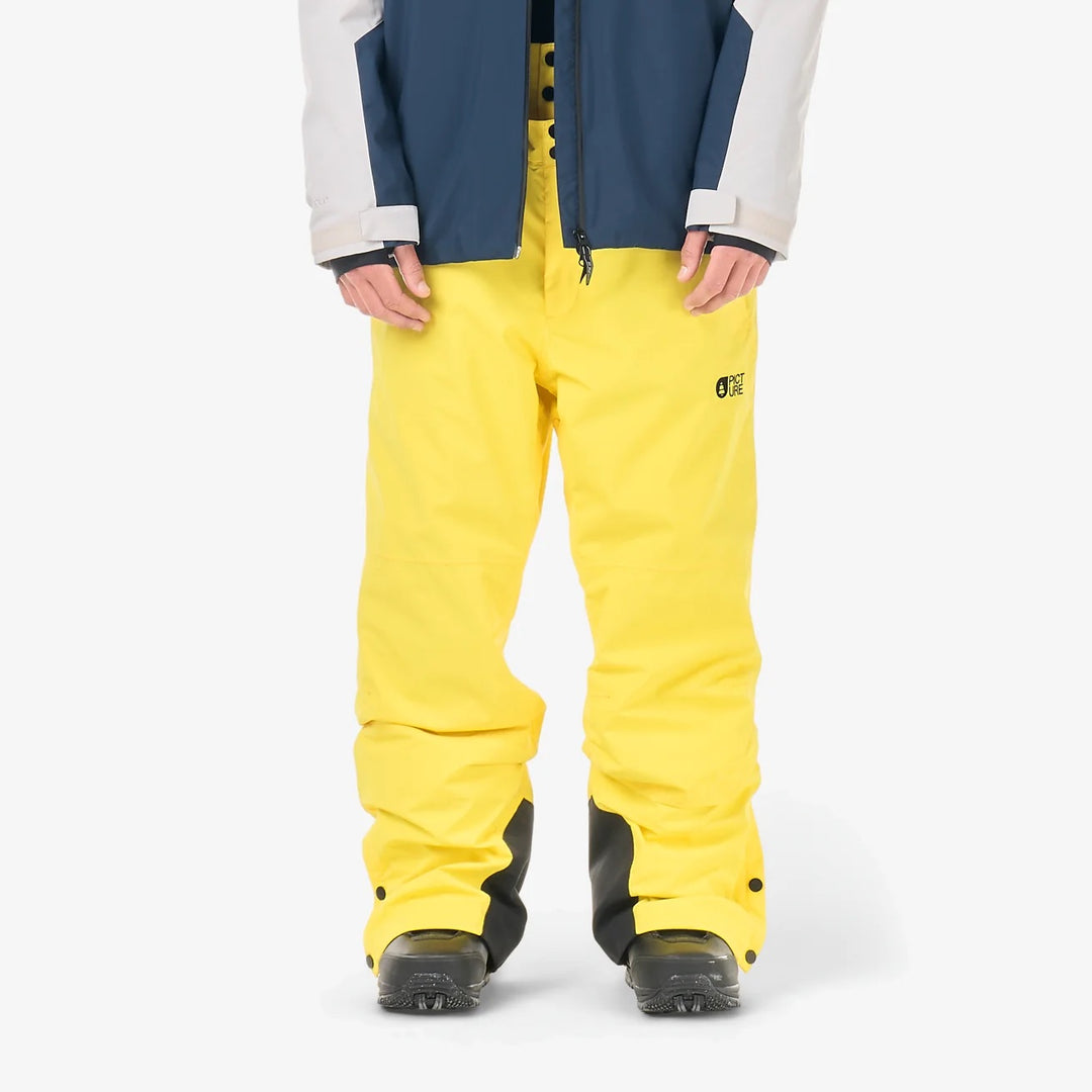 Picture Organic Akna 20/20 Vibrant Yellow Pant - Męskie Spodnie Snowboardowe
