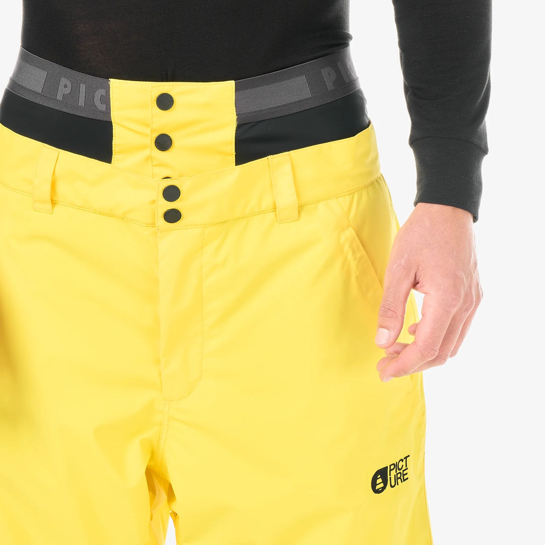 Picture Organic Akna 20/20 Vibrant Yellow Pant - Męskie Spodnie Snowboardowe