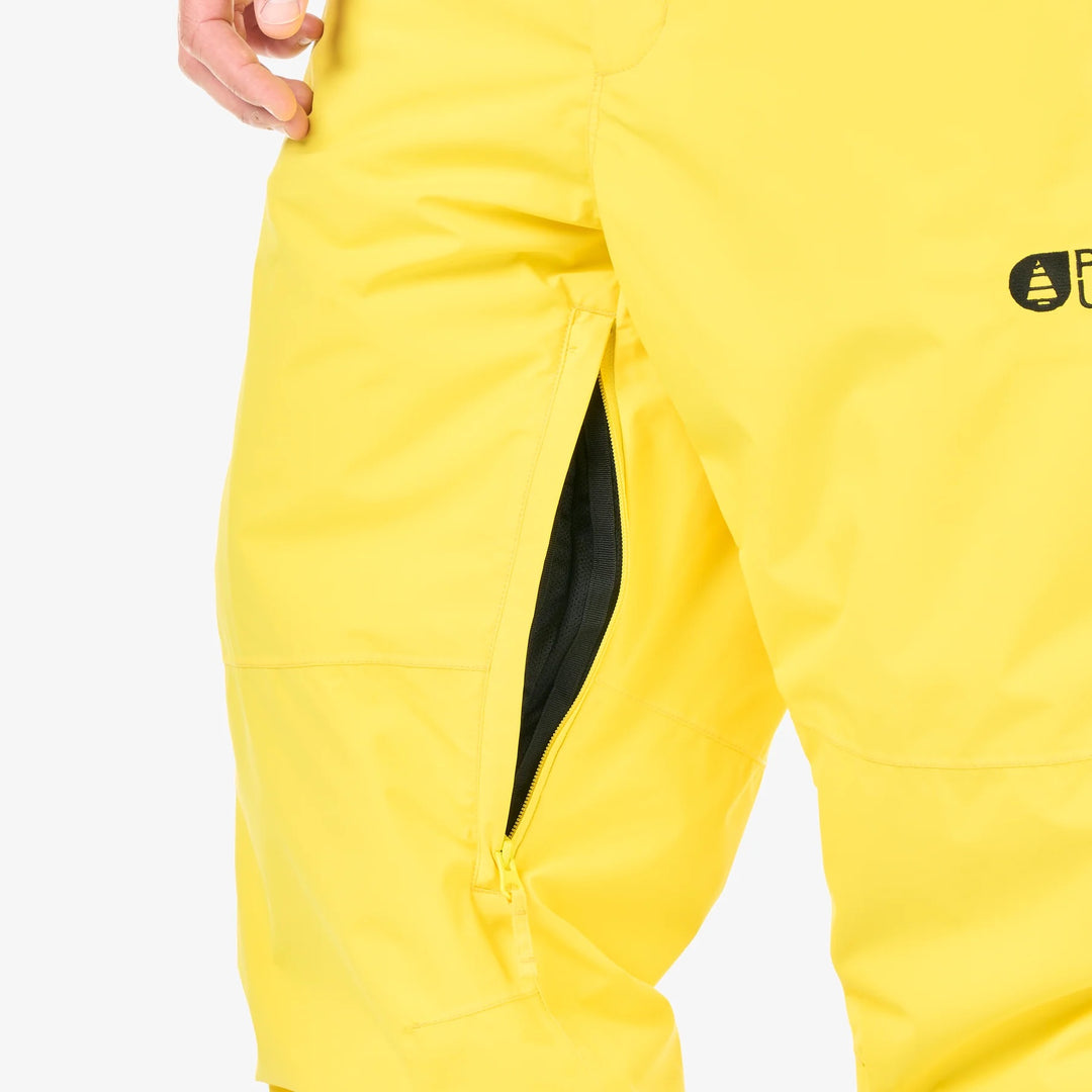 Picture Organic Akna 20/20 Vibrant Yellow Pant - Męskie Spodnie Snowboardowe