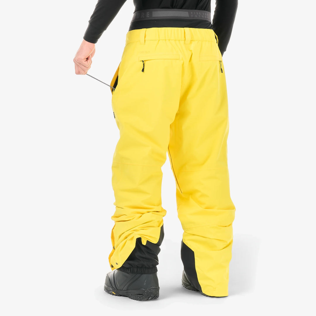 Picture Organic Akna 20/20 Vibrant Yellow Pant - Męskie Spodnie Snowboardowe