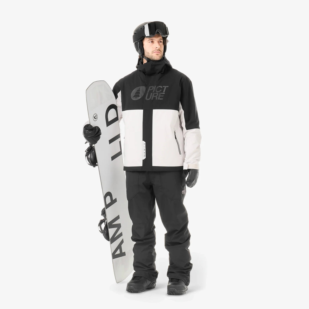 Picture Organic Plan 10/10 Black - Męskie Spodnie Snowboardowe