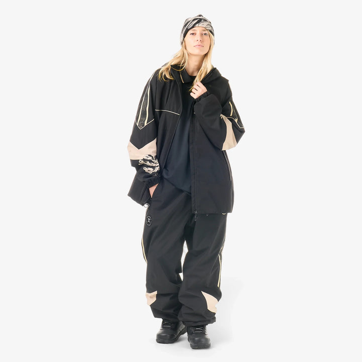 Picture Organic Team Limilautaildat 10/10 Black - Uniseksowe Spodnie Snowboardowe