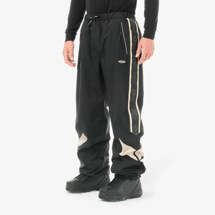 Picture Organic Team Limilautaildat 10/10 Black - Uniseksowe Spodnie Snowboardowe