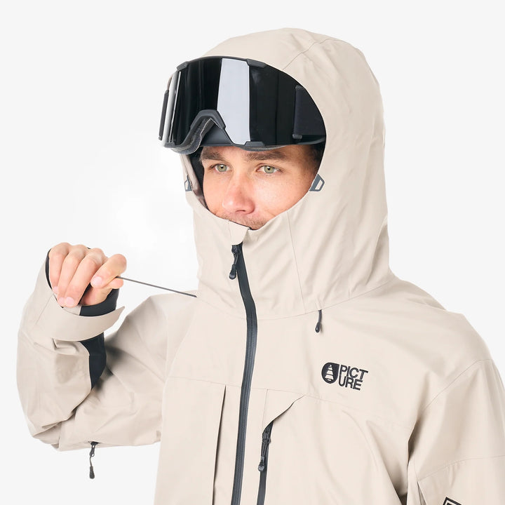 Picture Organic Huron Gore-Tex 3L Pure Cashmere - Męska Kurtka Snowboardowa