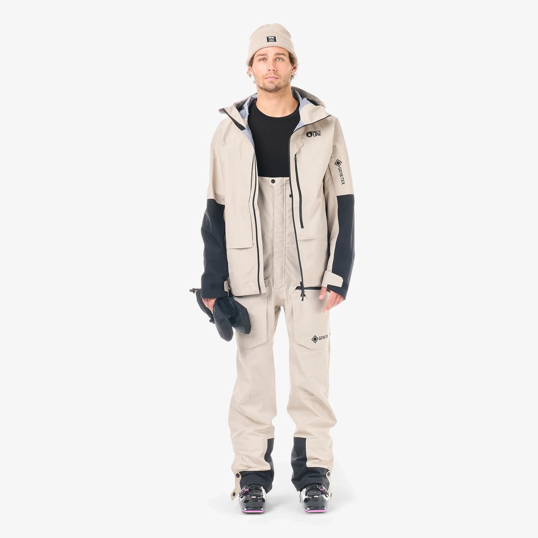 Picture Organic Huron Gore-Tex 3L Pure Cashmere - Męska Kurtka Snowboardowa