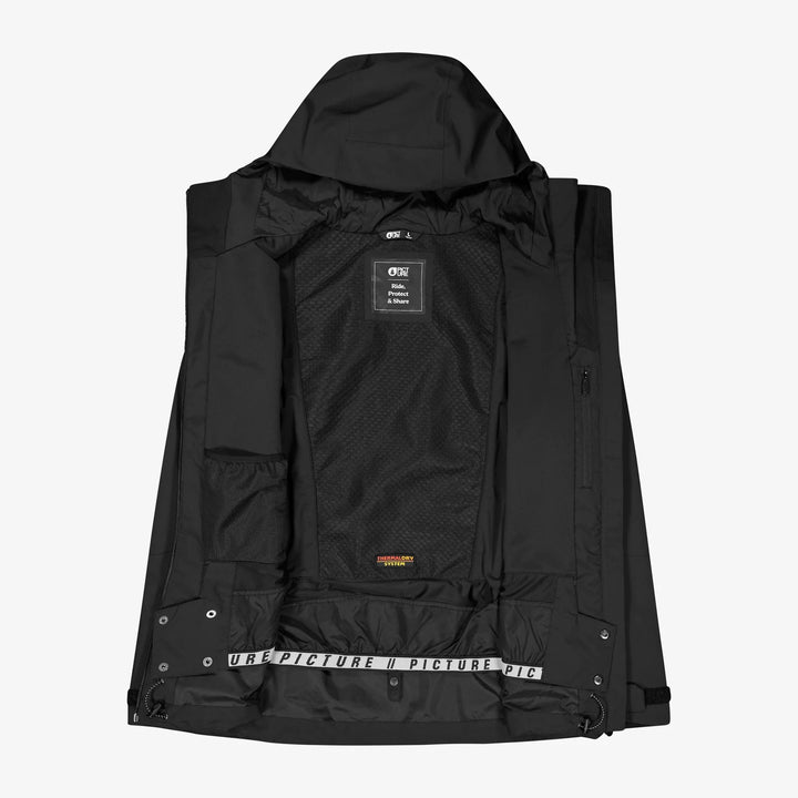 Picture Organic Felnor 20/20 Black - Męska kurtka Snowboardowa