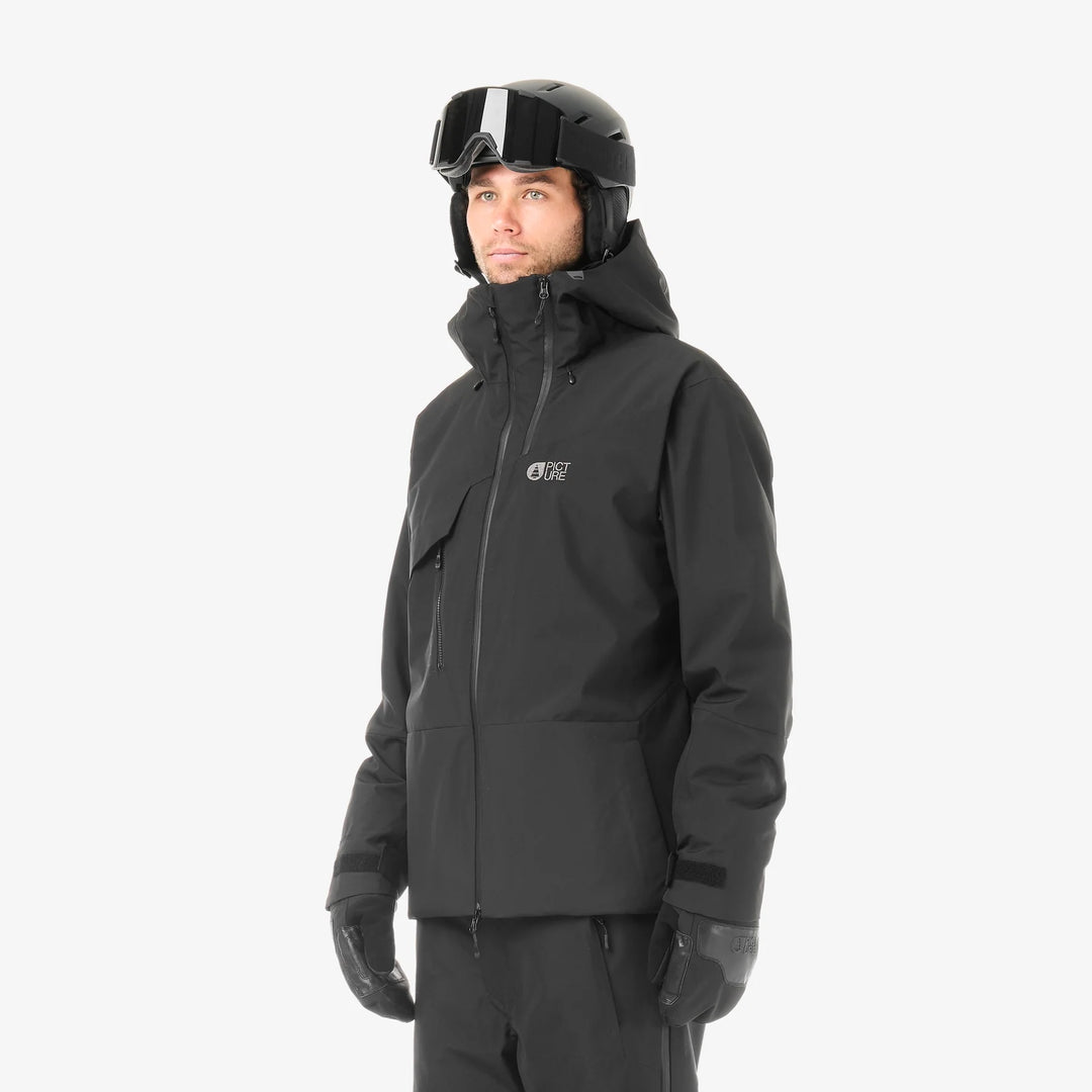 Picture Organic Felnor 20/20 Black - Męska kurtka Snowboardowa