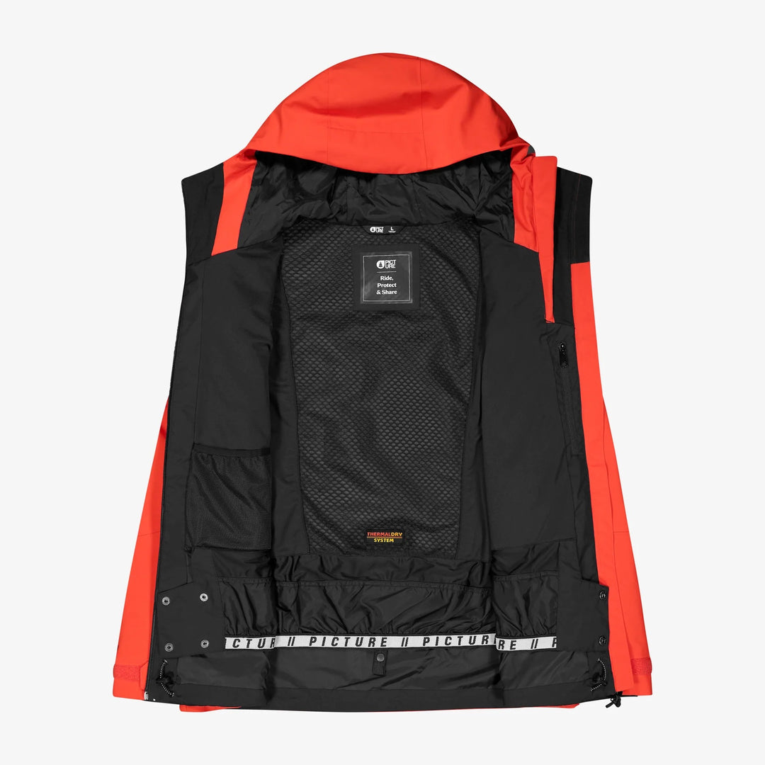 Picture Organic Felnor 20/20 Fiery Red - Męska Kurtka Snowboardowa