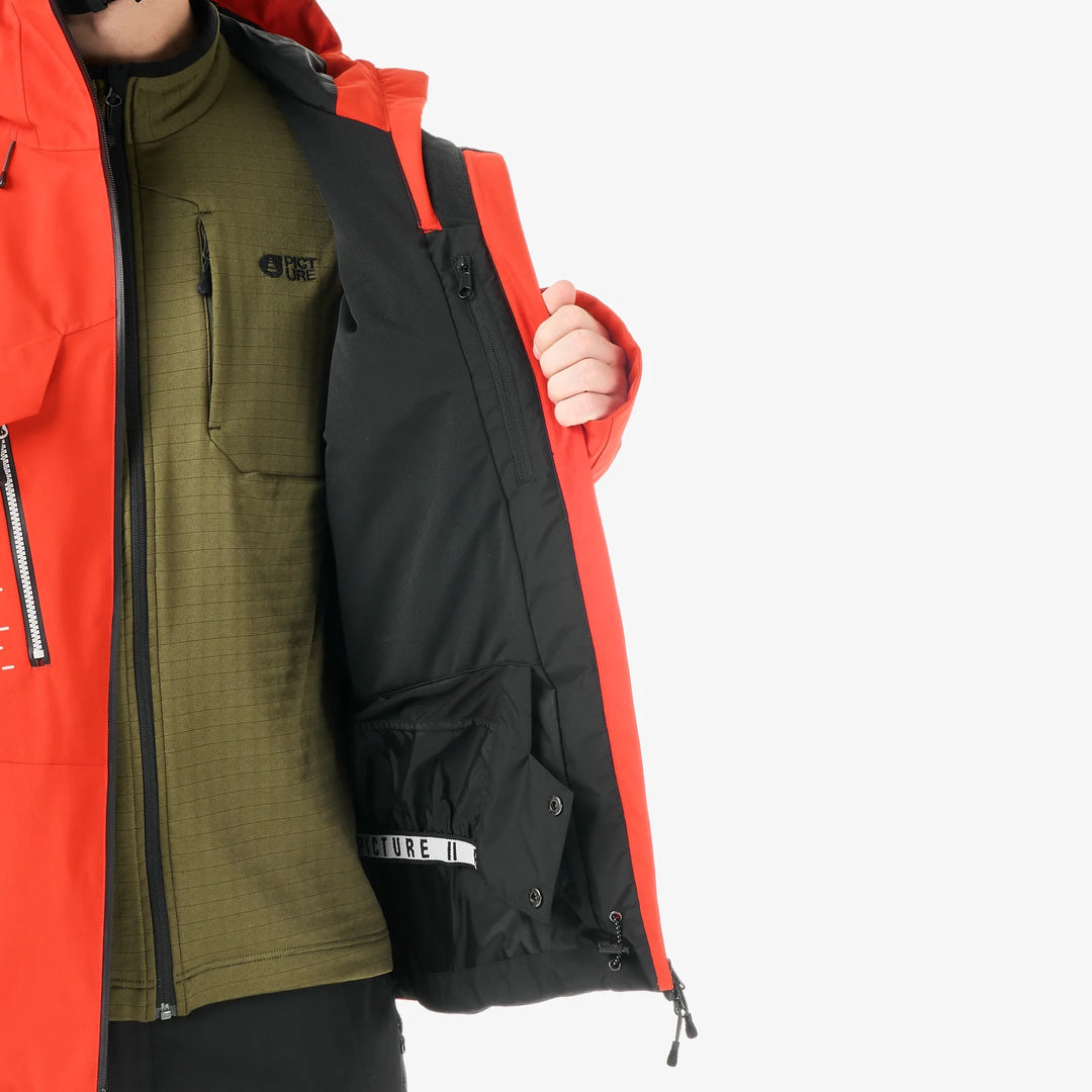 Picture Organic Felnor 20/20 Fiery Red - Męska Kurtka Snowboardowa