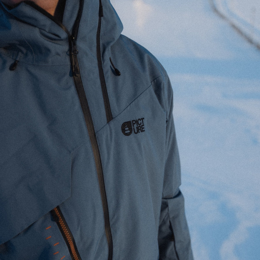 Picture Organic Felnor 20/20 Vintage Indigo - Męska Kurtka Snowboardowa