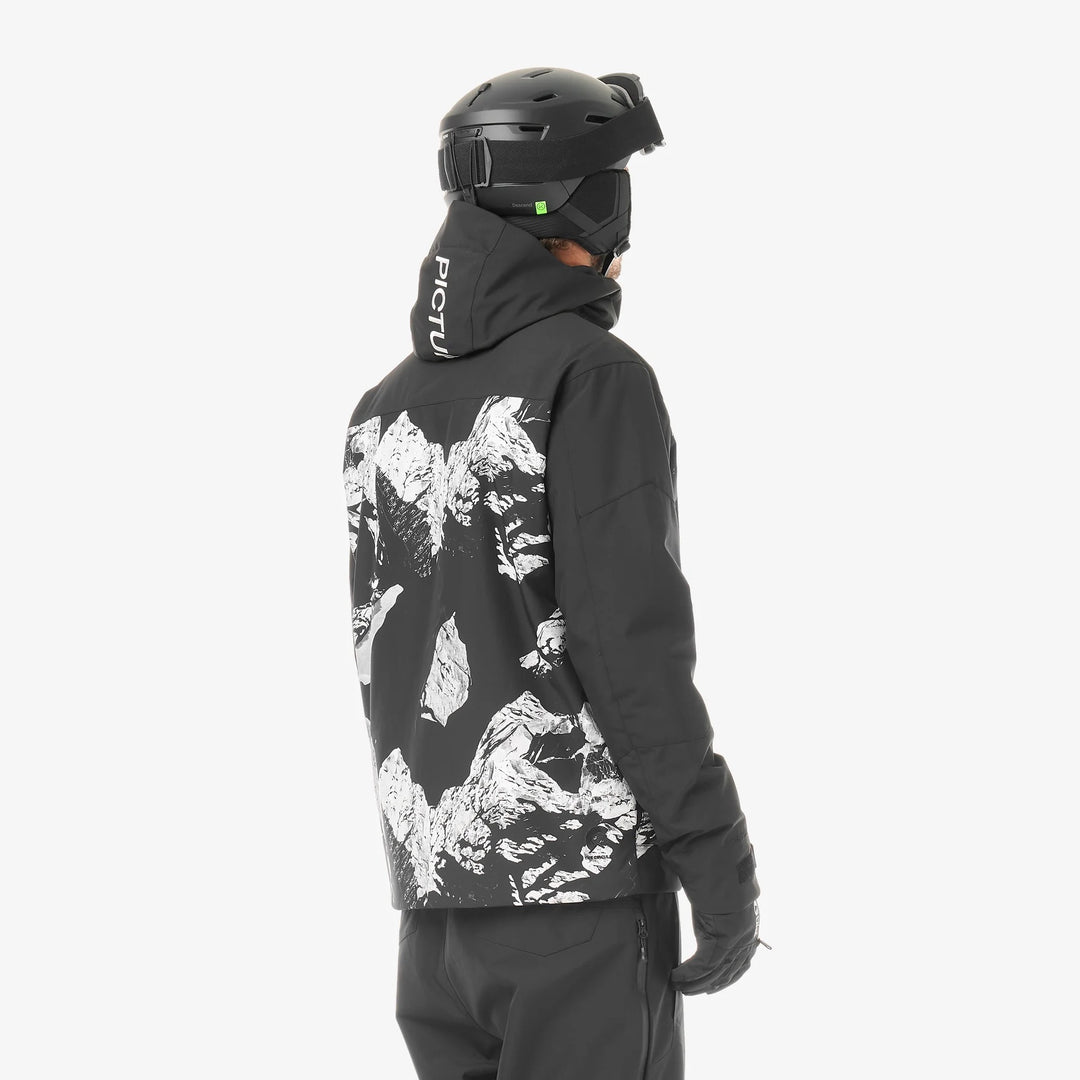 Picture Organic Nitric 10/10 Ridding Spot Print - Męska Kurtka Snowboardowa