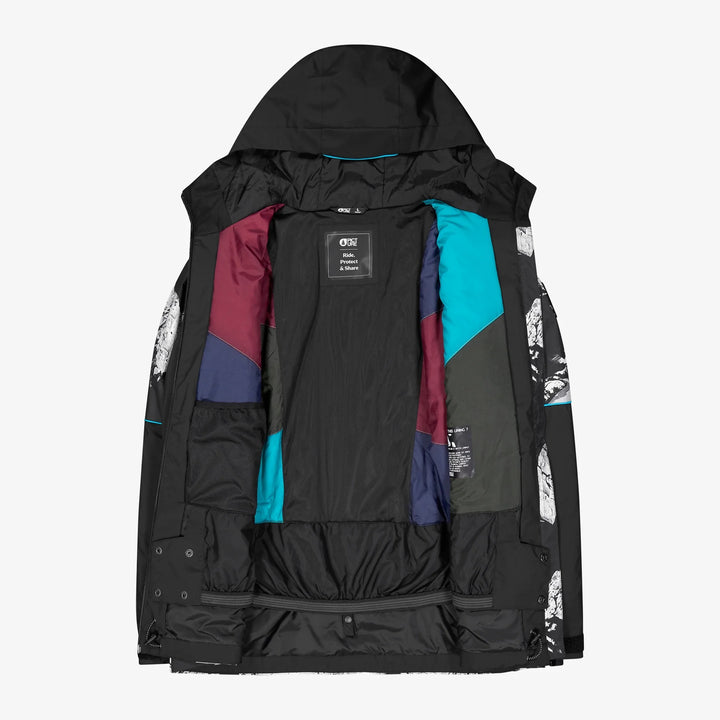 Picture Organic Klyne 10/10 Ridding Spot Print - Męska Kurtka Snowboardowa