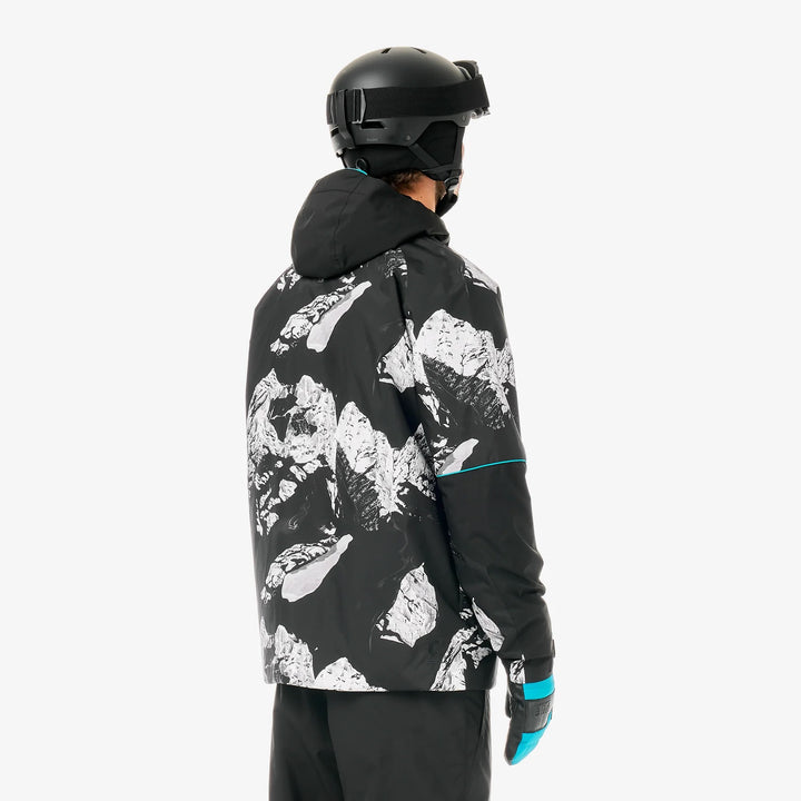 Picture Organic Klyne 10/10 Ridding Spot Print - Męska Kurtka Snowboardowa