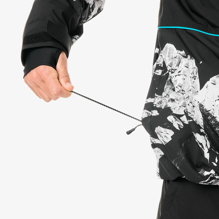Picture Organic Klyne 10/10 Ridding Spot Print - Męska Kurtka Snowboardowa