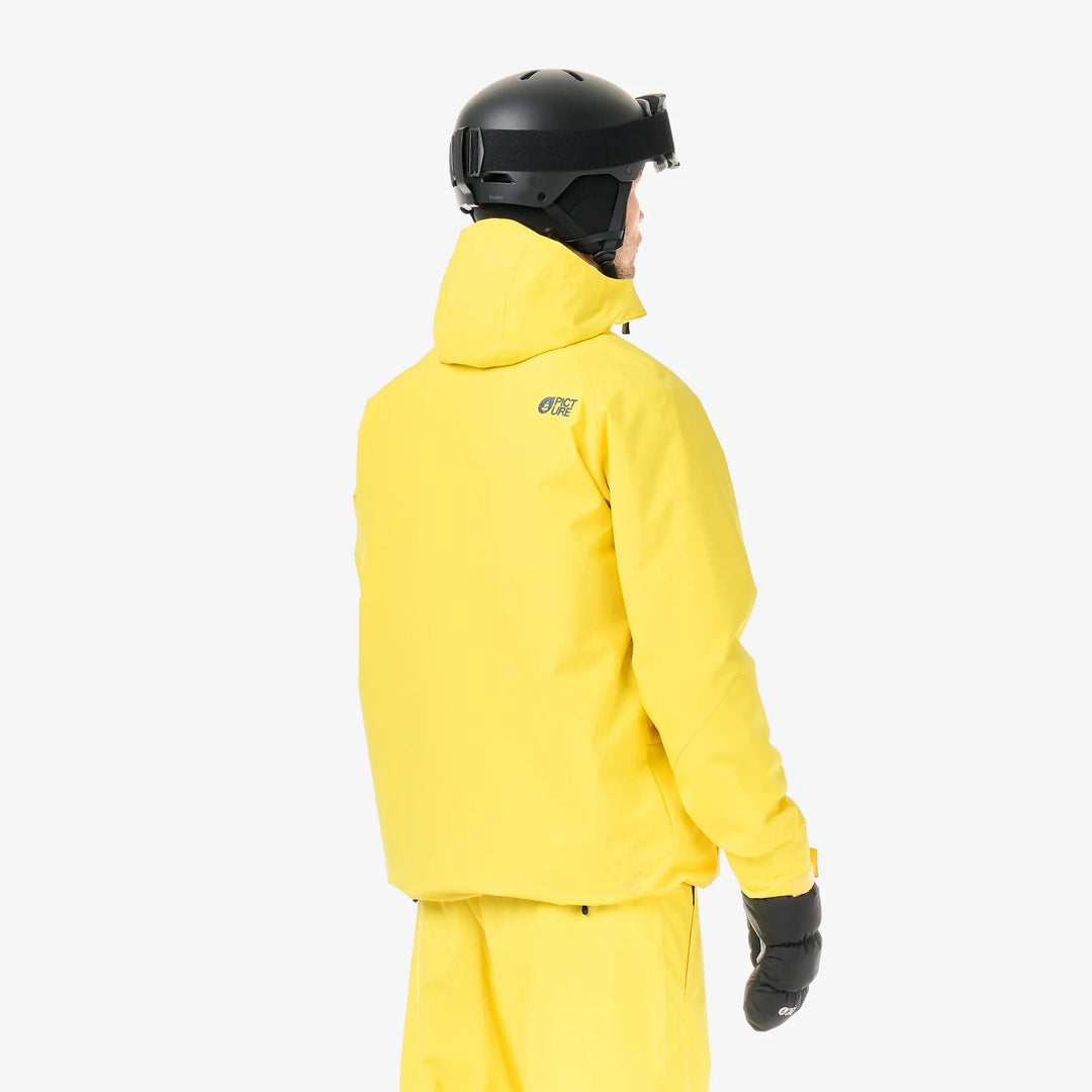 Picture Organic Klyne 1/4 Zip 10/10 Vibrant Yellow - Męska Kurtka Snowboardowa
