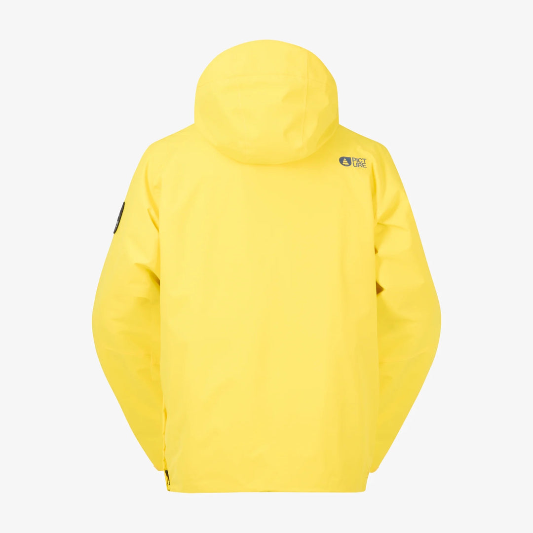 Picture Organic Klyne 1/4 Zip 10/10 Vibrant Yellow - Męska Kurtka Snowboardowa