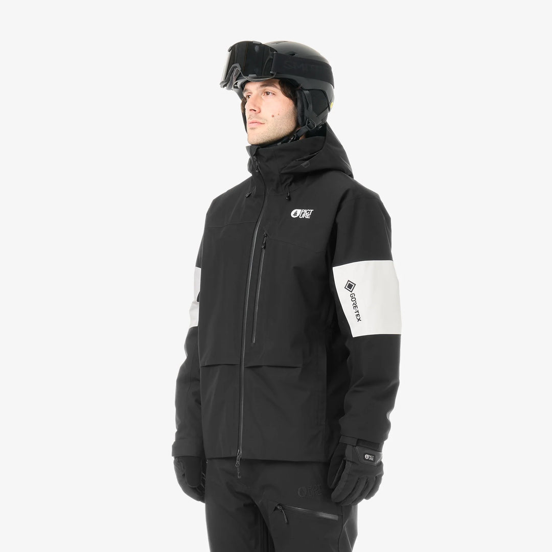 Picture Organic Merassen Gore-Tex Black - Męska Kurtka Snowboardowa