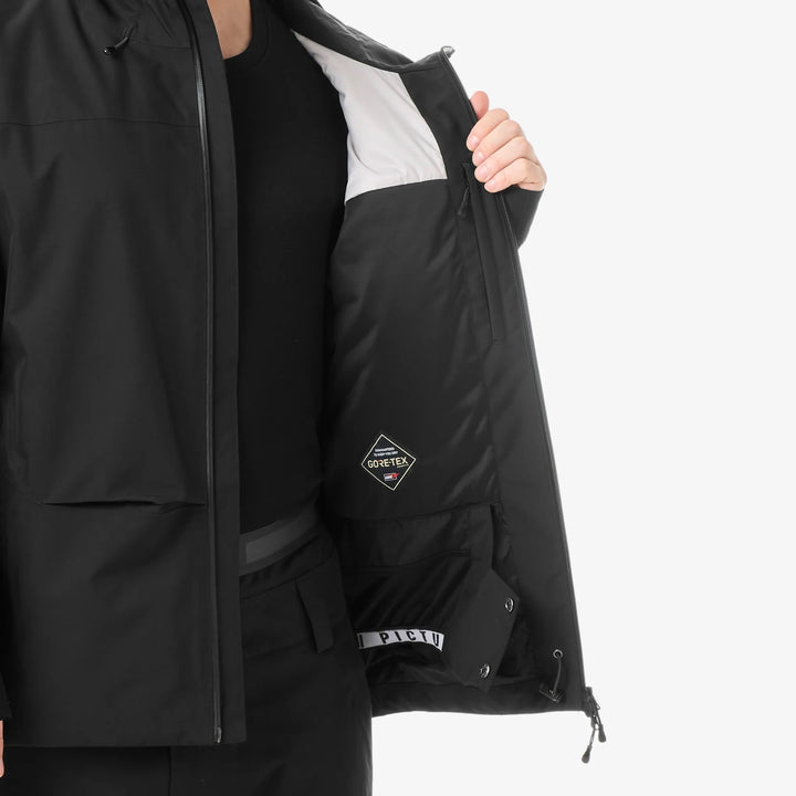 Picture Organic Merassen Gore-Tex Black - Męska Kurtka Snowboardowa