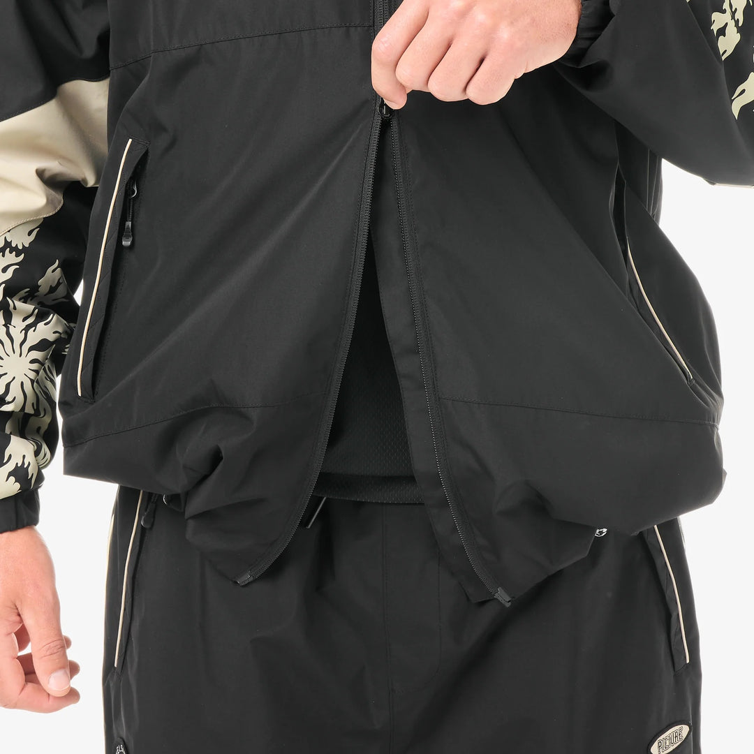 Picture Organic Team Lumilautaildat 10/10 Black - Uniseksowa Kurtka Snowboardowa