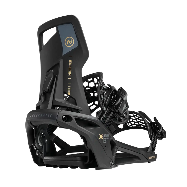 Nidecker Supermatic OG Black - Wiązania snowboardowe