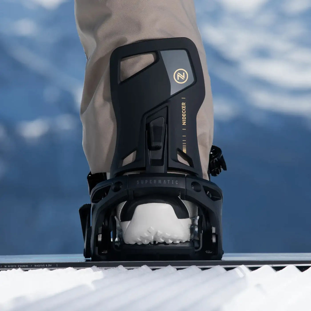 Nidecker Supermatic OG Black - Wiązania snowboardowe