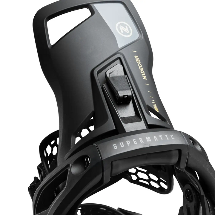 Nidecker Supermatic OG Black - Wiązania snowboardowe